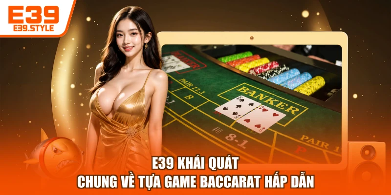 E39 khái quát chung về tựa game Baccarat hấp dẫn